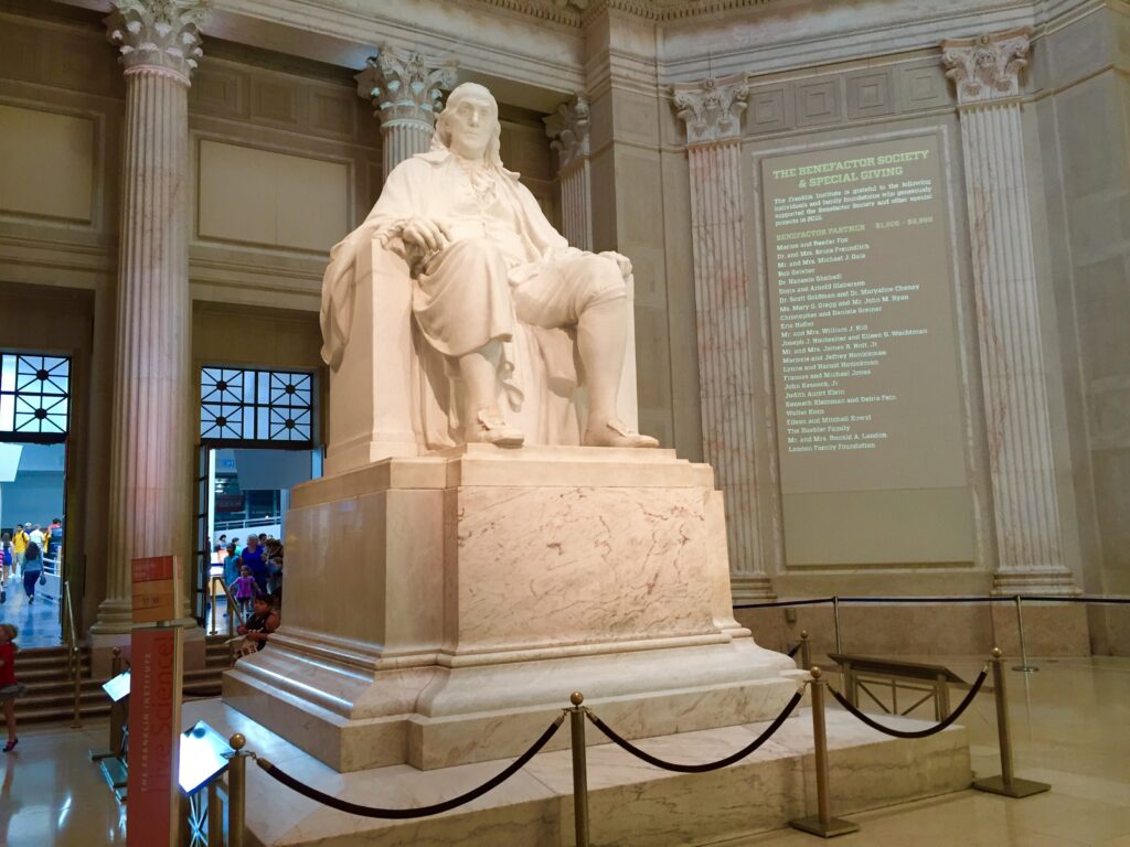 benfranklinstatueatfranklininstitute Pen It By Hunter Ridgway